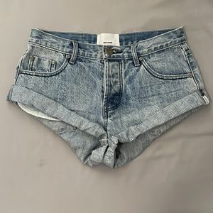 One teaspoon  SALTY DOG LOW WAIST BANDIT DENIM SHORT